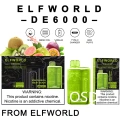 Price Elf World DE6000 Puffs kertakäyttöinen vape